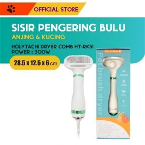 Holytachi Dryer Comb with Fur Releaser HT-0908 / Sisir Pengering Bulu