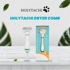 Holytachi Dryer Comb with Fur Releaser HT-0908 / Sisir Pengering Bulu