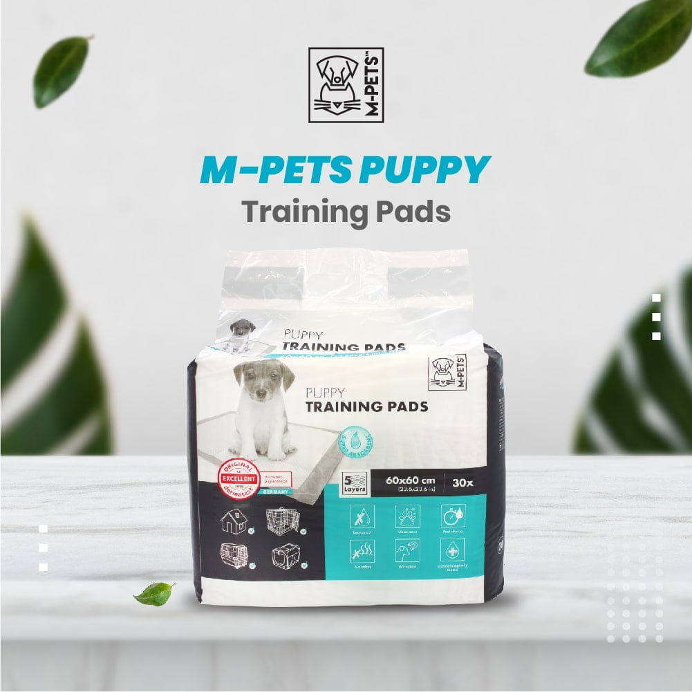 MPets Puppy Training Pads 60 X 60 Cm 30 Pcs / Alas Latih Pee