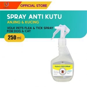 Volk Pets Flea & Tick Spray 250 ml for Cat & Dog / Obat Kutu Semprot