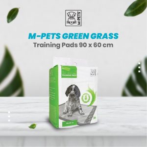 M-Pets Green Grass Training Pads 90×60 cm 30 pcs / Alas Latih Pee