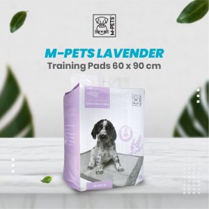 M-Pets Lavender Training Pads 60×90 cm 30 pcs / Alas Latih Pee