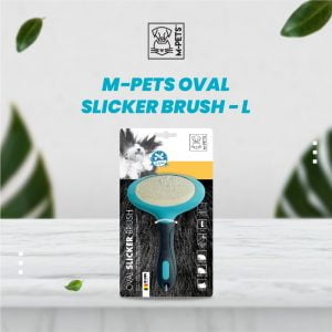 M-Pets Oval Slicker Brush Size Large / Sisir Bulu Anjing Kucing Hewan