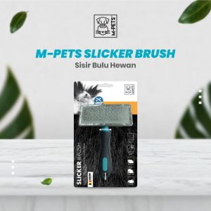 M-Pets Slicker Brush / Sisir Bulu Anjing Kucing & Hewan Lainnya
