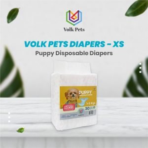 Volk Pets Puppy Disposable Diapers Extra Small Isi 30 pcs / Popok Hewan