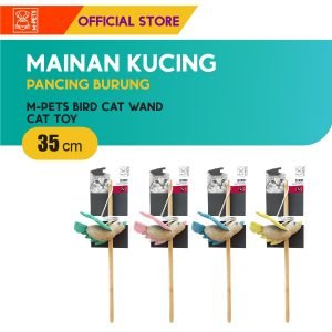 M-Pets Bird Cat Wand Cat Toy / Mainan Pancing Kucing Bentuk Burung