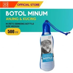 M-Pets Drinking Bottle 500 ml Size M / Botol Minum Anjing Kucing