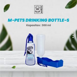 M-Pets Drinking Bottle 300 ml Size S / Botol Minum Anjing Kucing