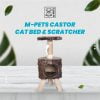 M-Pets Castor Cat Bed & Scratcher