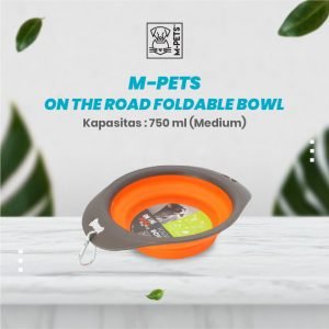 M-Pets On The Road Foldable Bowl Size – M / Tempat Makan Lipat Hewan