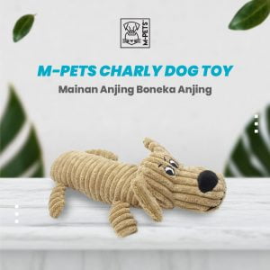 M-Pets Charly Squeaky Dog Toy / Boneka Mainan Anjing Bunyi