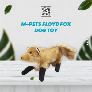 M-Pets Floyd Fox Dog Toy / Mainan Anjing Boneka Rubah Bunyi