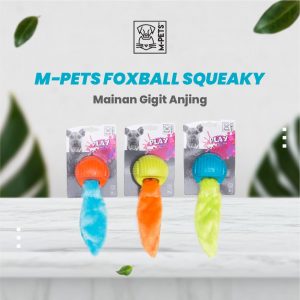 M-Pets Foxball Dog Toy / Mainan Gigit Anjing Bentuk Komet