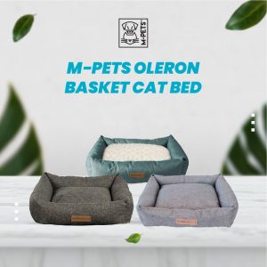 M-Pets Oleron Basket Cat Bed Size Large / Kasur Kucing Anjing