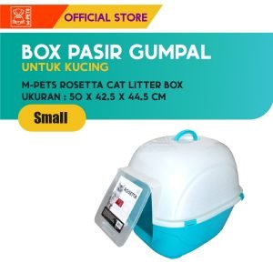 M-Pets Rosetta Cat Litter Box Small / Kandang Pasir Gumpal Kucing