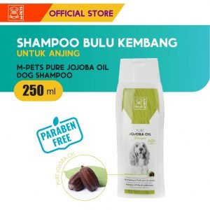 M-Pets Pure Jojoba Oil Dog Shampoo / Shampo Anjing Bulu Kembang