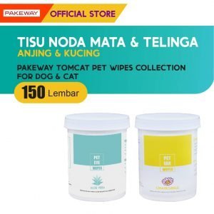 Pakeway Tomcat Pet Wipes 150 pcs / Tisu Noda Mata & Telinga