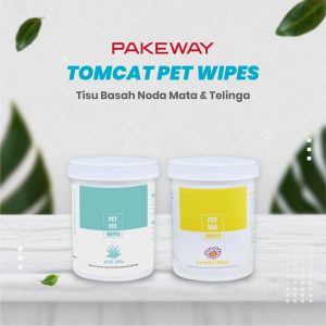 Pakeway Tomcat Pet Wipes 150 pcs / Tisu Noda Mata & Telinga