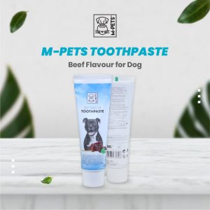 M-Pets Toothpaste Beef Flavour for Dog 100 Gram / Pasta Gigi Anjing