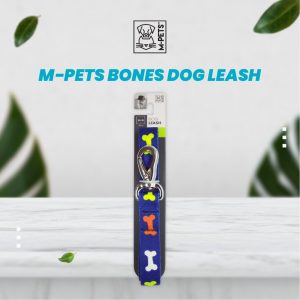 M-Pets Bones Dog Leash – Tali Tuntun Anjing Gambar Tulang