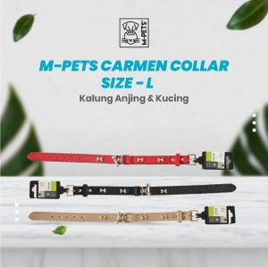M-Pets Carmen Dog Collar L (Large) / Kalung Anjing Motif Tulang