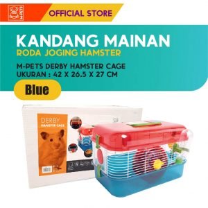 M-Pets Derby Hamster Cage / Kandang Mainan Roda Jogging Hamster