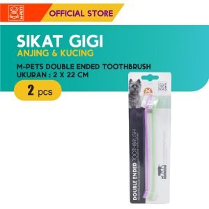 M-Pets Double Ended Toothbrush For Small & Big Dog / Sikat Gigi Anjing
