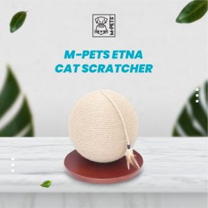 M-Pets Etna Cat Scratcher / Mainan Garukan Kucing Cakar Bulu