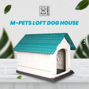 M-Pets Loft Dog House Size Small / Rumah Tempat Tidur Anjing