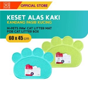 M-Pets Paw Cat Litter Mat / Keset Alas Kaki Kandang Pasir Kucing