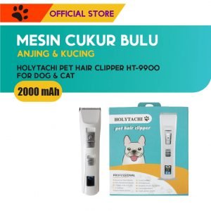 Holytachi Pet Hair Clipper LCD Display Ht-9900 / Alat Cukur Bulu Hewan