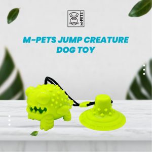 M-Pets Jump Dog Toy Treat Dispenser – Creature / Mainan Gigit