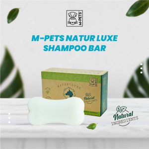 M-Pets Natur’luxe Shampoo Bar/ Shampo Batang Untuk Anjing