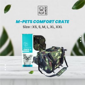 M-Pets Comfort Crate / Kandang Travel Rangka Besi